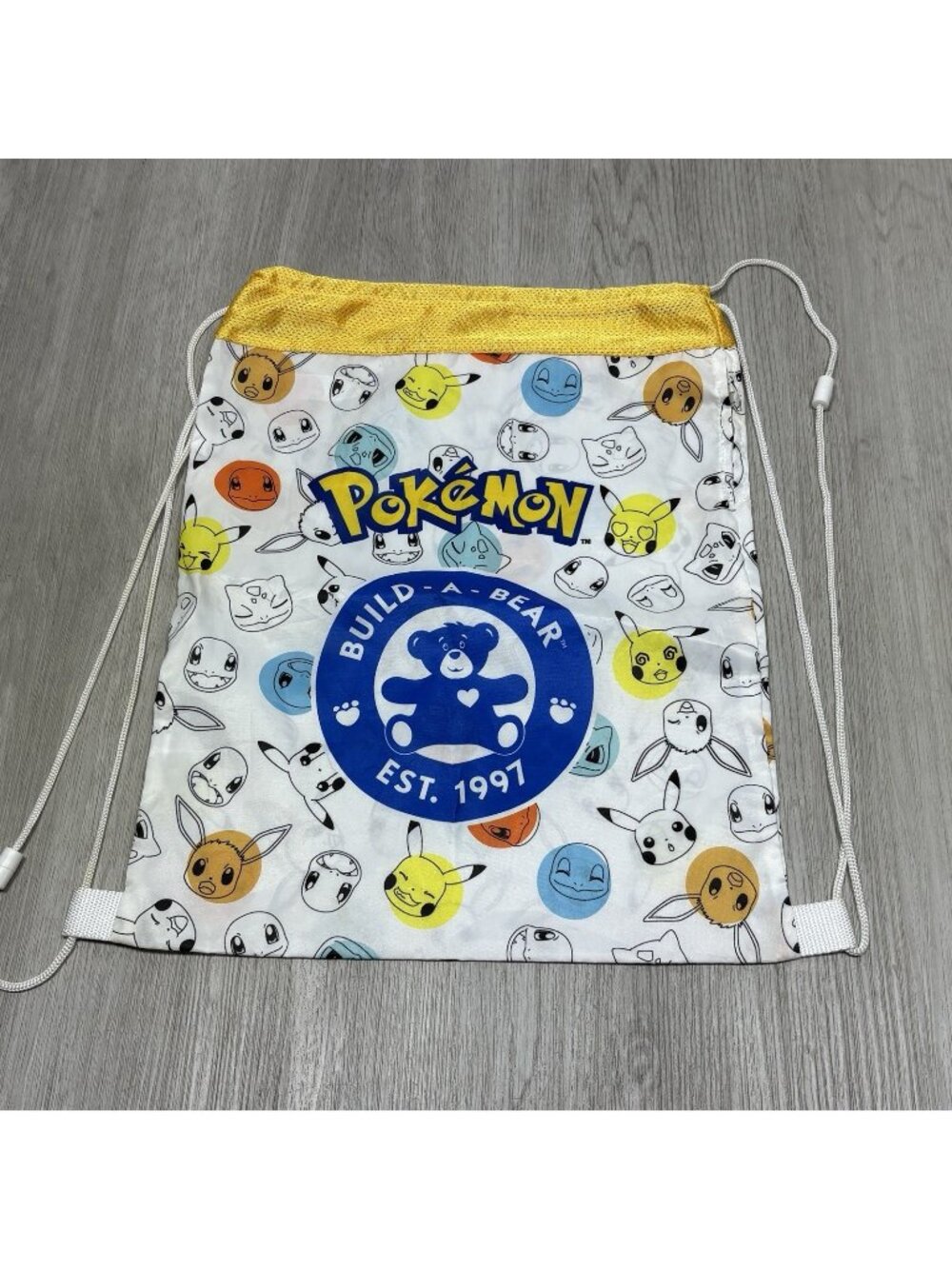 Build A Bear Pokemon Draw String Bag Back Pack
